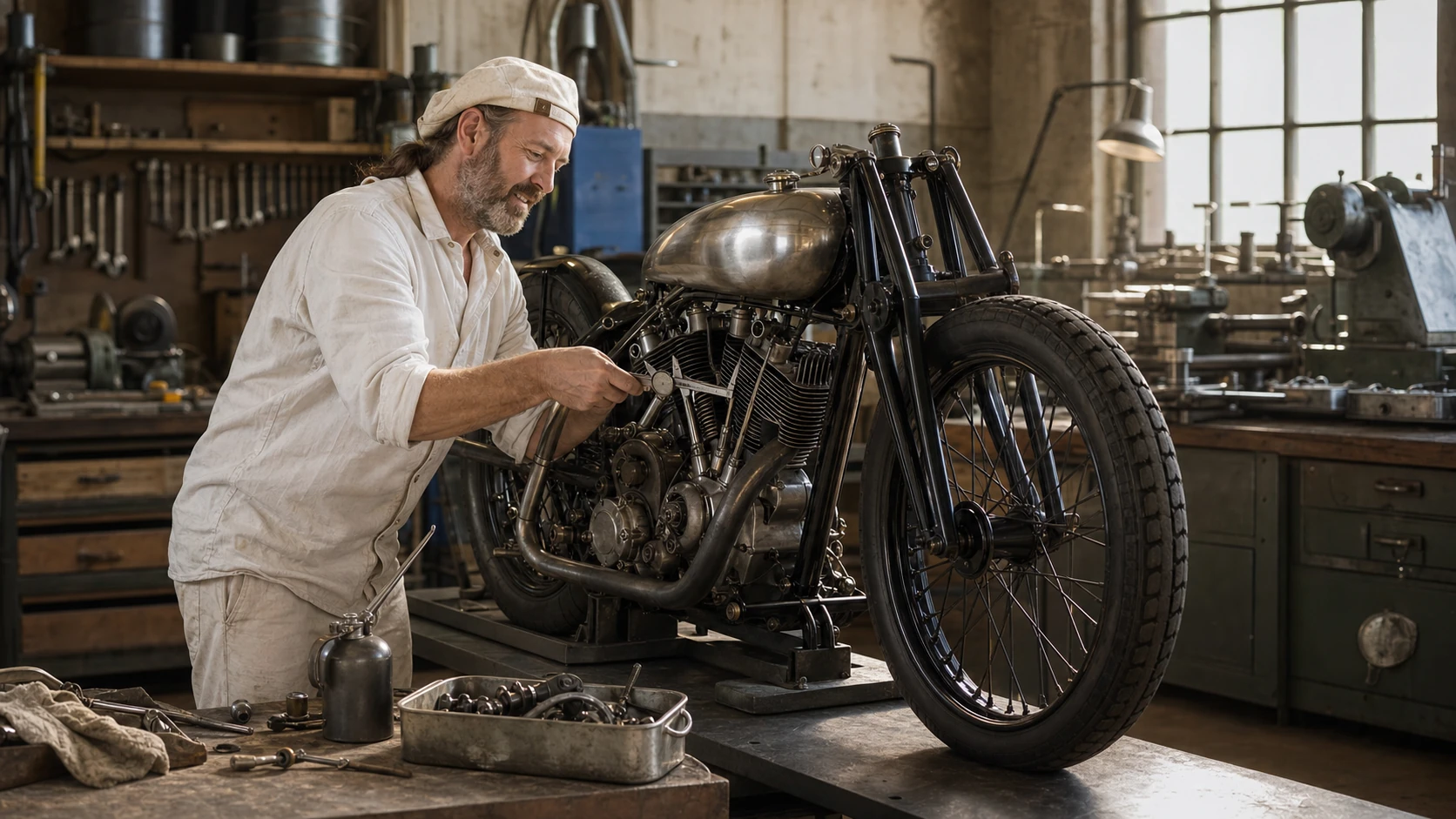 Major Work and Classic Motorcycle Achievements - sam lovegrove